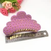 2-yuan gold-plated round bead head claw bath grab, shock-resistant plastic hair bun, practical hair clip, simple ponytail clip, headwear Item Picture